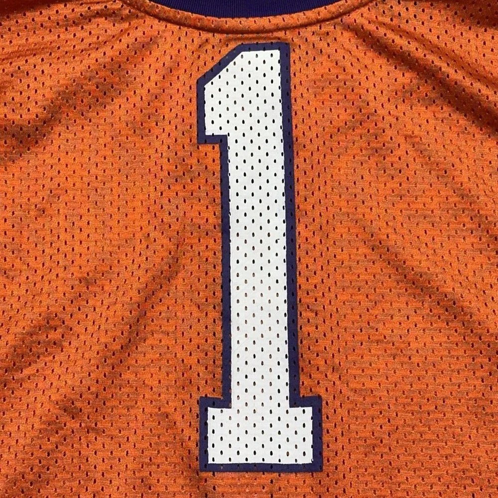 Nike Team Clemson University Tigers Orange #1 Youth Medium Home Football Jersey